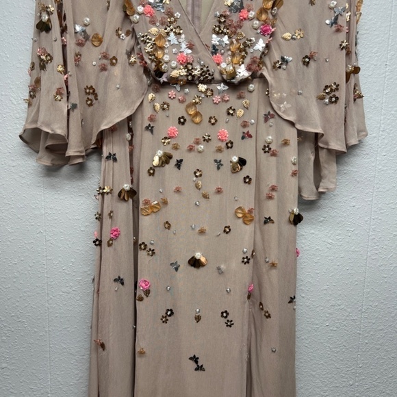 ASOS Women's Fairycore Boho Whimsical Play Festival Ethereal Womens Maxi Dress 2 - Picture 6 of 16